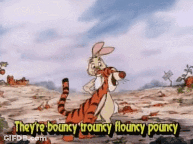 Tigger And Rabbit Fun GIF