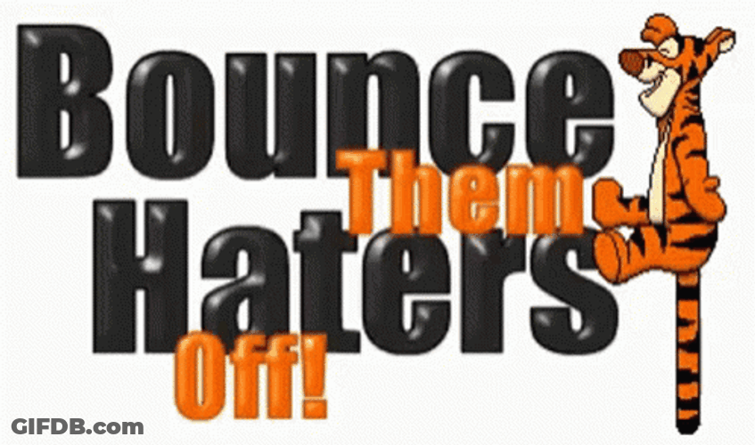 Tigger Bounce Them Haters GIF