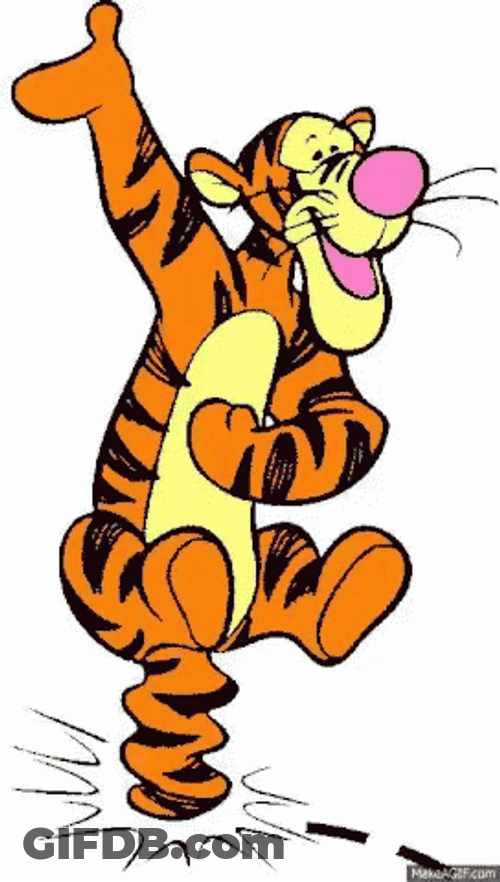 Tigger Crazy Dance Moves GIF