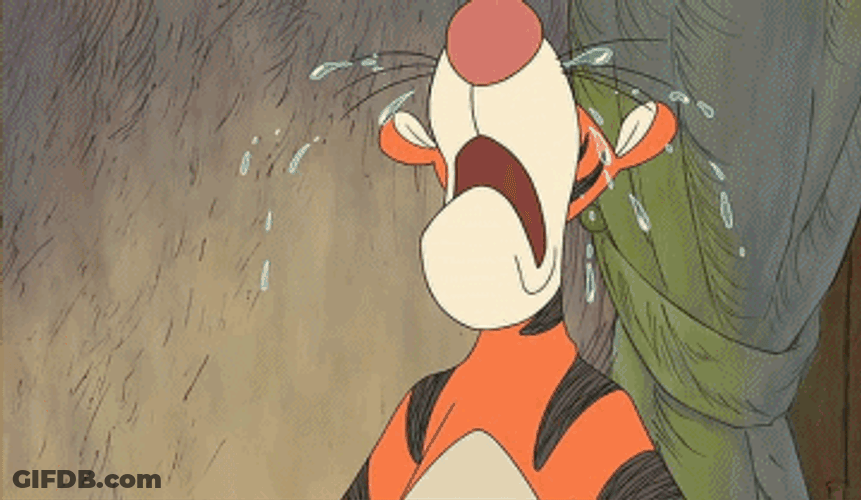 Tigger Crying Tears GIF