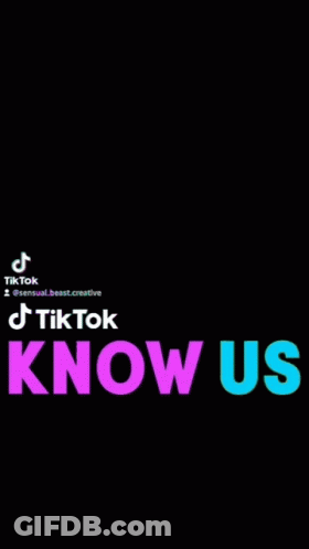 Tik Tok Know Us Cartoon GIF