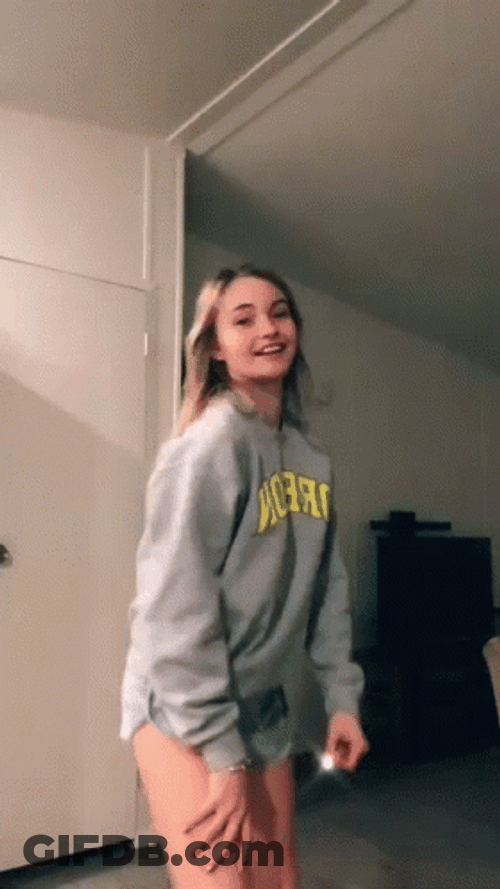 TikTok Dancing Lady Vlogger From Oregon GIF
