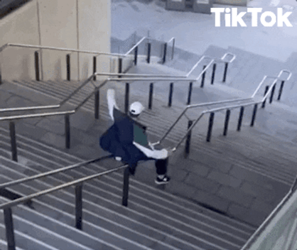 Tiktok Epic Railing Slide GIF