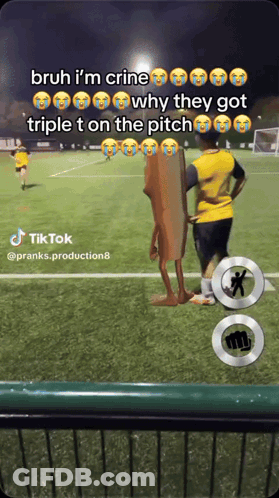 TikTok Man Holding Sandwich GIF