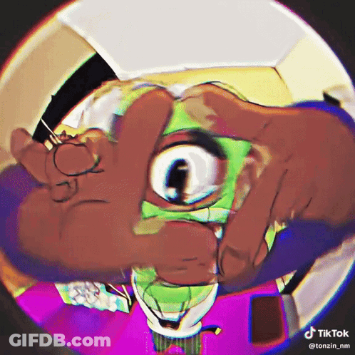 TikTok Person Making Funny Face GIF