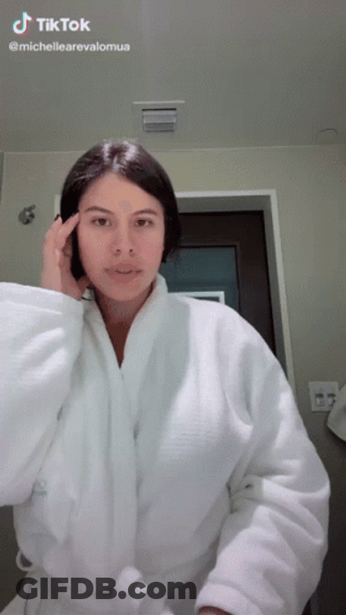 Tiktok Pretty Face Transition GIF