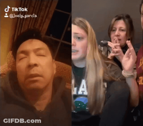 TikTok Video Of Man And Woman GIF
