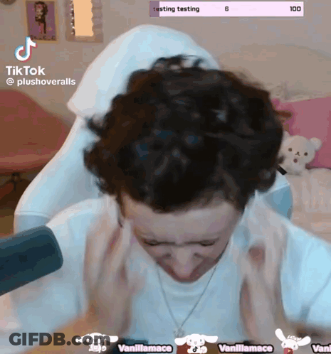 TikTok Video Person With Testing Notification GIF