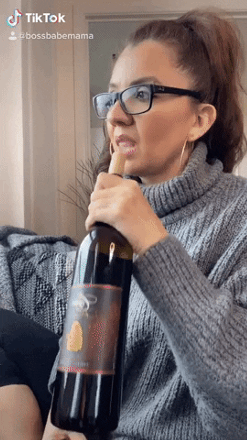 Tiktok Woman Mouth Corkscrew GIF