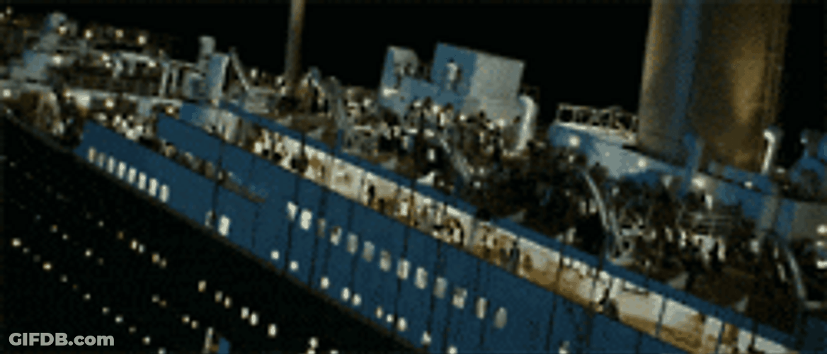 Tilted Sinking Ship GIF