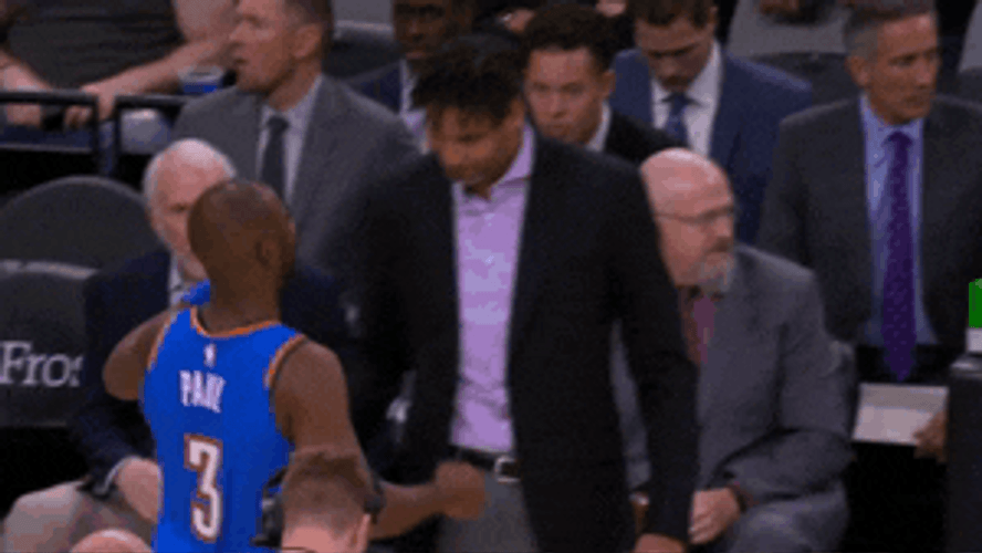 Tim Duncan Chris Paul Hug GIF