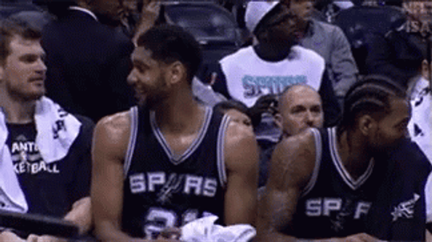 Tim Duncan Go Spurs Dance GIF