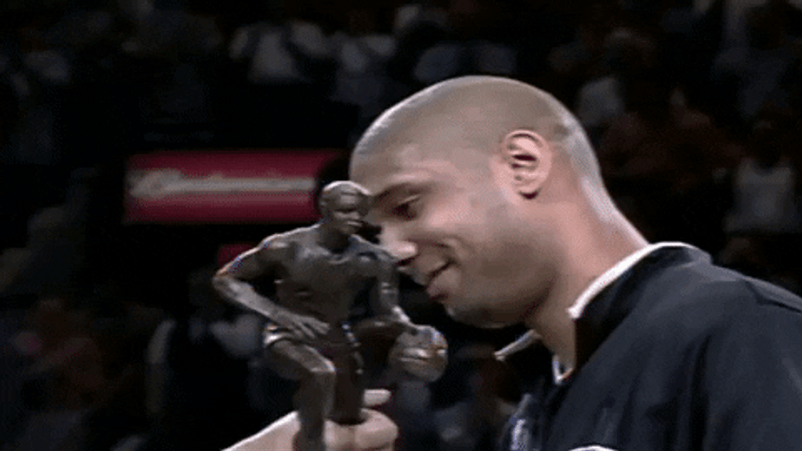 Tim Duncan NBA MVP Award GIF