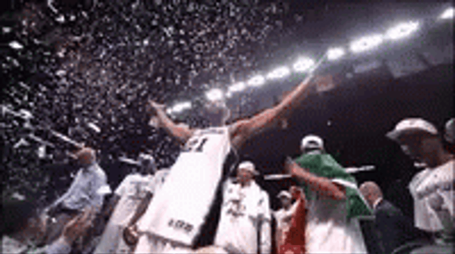 Tim Duncan Spurs NBA Championship GIF