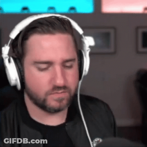 Tim Gettys Removed His Headphones Leaving GIF