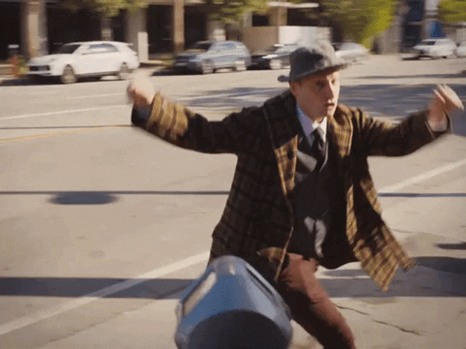 Tim Robinson Addressing Crowd Show Time GIF