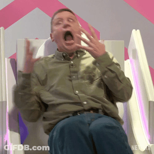 Tim Robinson Freak Out Scream GIF