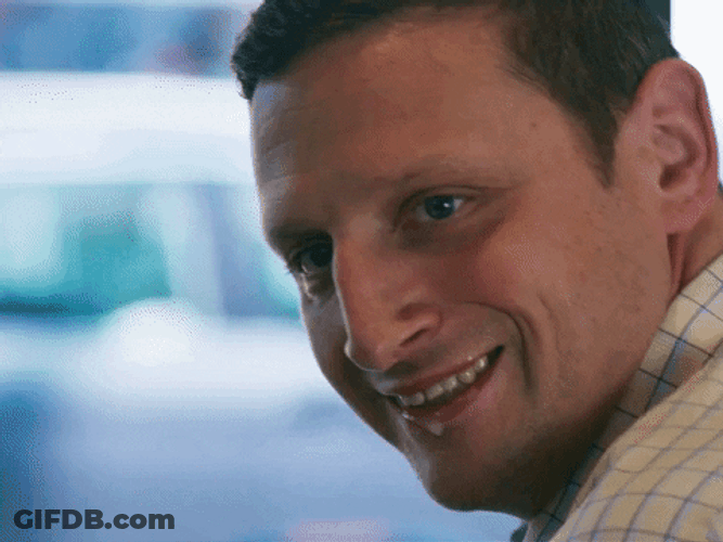 Tim Robinson Funny Smile Salivating GIF