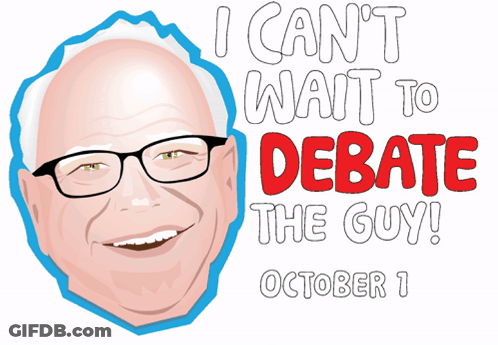 Tim Walz Can't Wait To Debate GIF