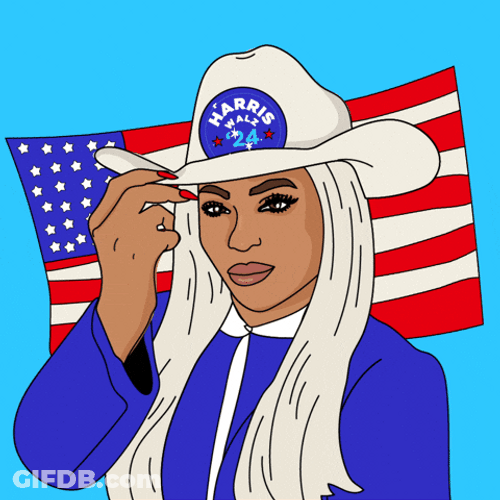 Tim Walz Kamala Harris Cartoon GIF