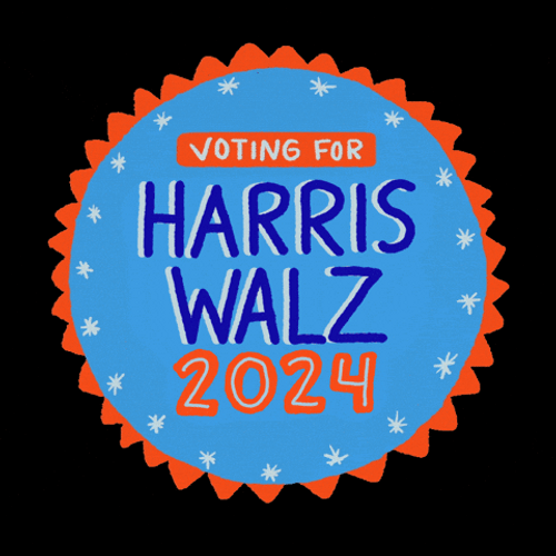 Tim Walz Orange And Blue GIF