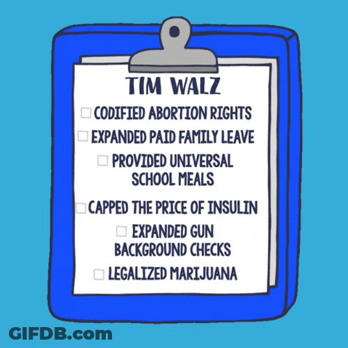 Tim Walz Plans For The People GIF