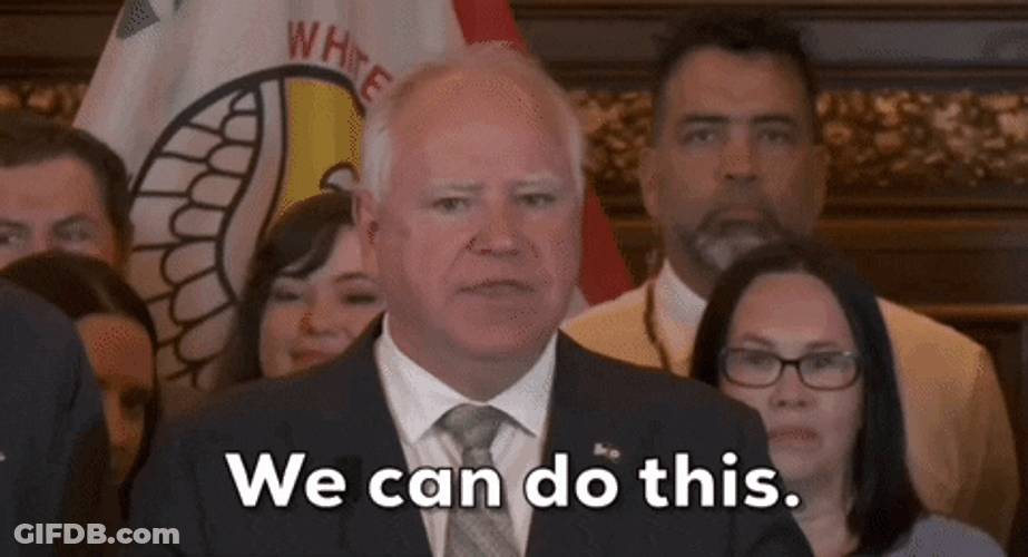Tim Walz We Can Do This GIF
