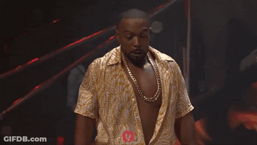 Timbaland Dancing With Facial Expression GIF