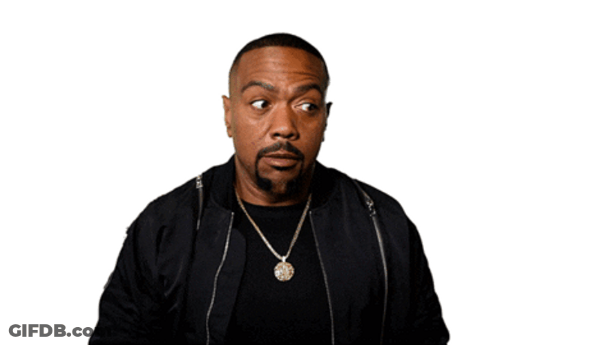 Timbaland Looking Shocked GIF
