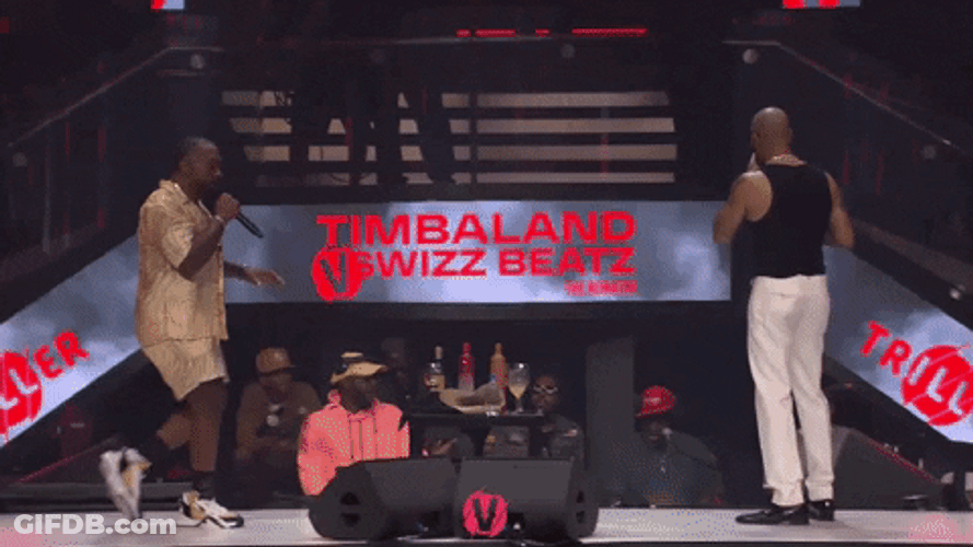 Timbaland On Verzuz With Swizz Beats GIF
