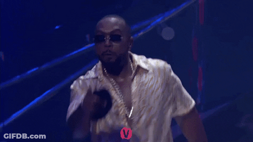 Timbaland Pointing At The Audience GIF