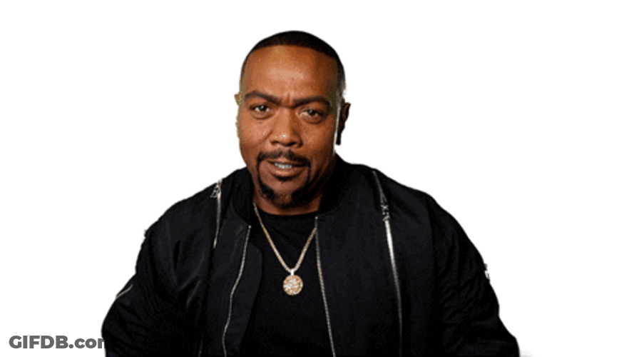 Timbaland Pointing His Fingers Forward GIF