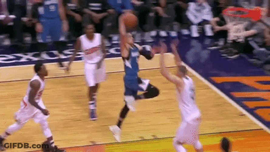 Timberwolves Zach Lavine Poster Dunk GIF