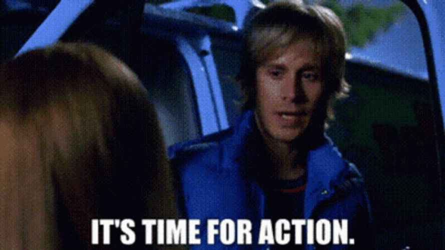 Time For Action Fred Jones Scooby Doo Movie GIF