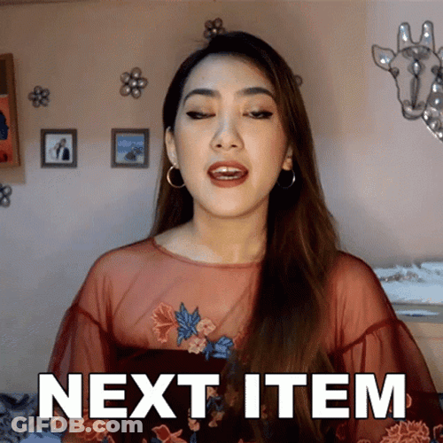 Time For The Next Item GIF