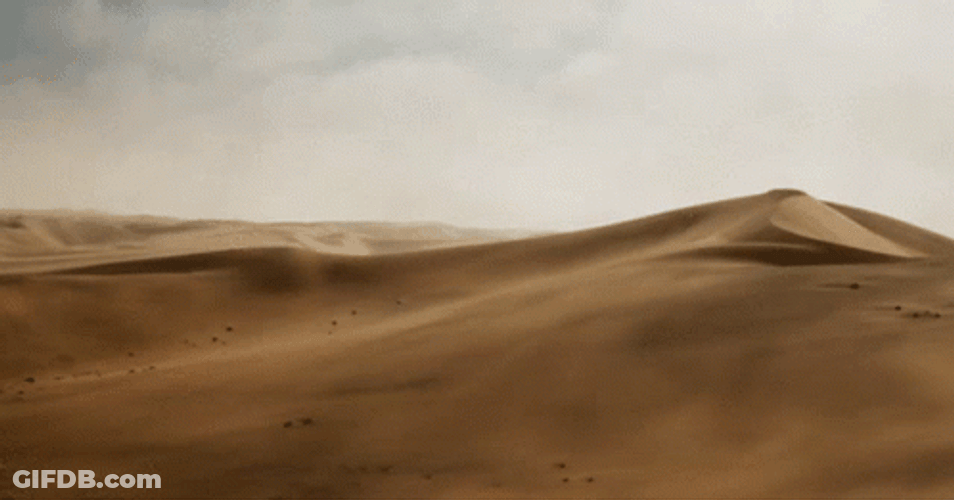 Time Goes By Desert GIF
