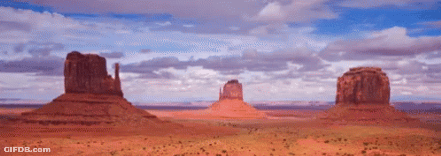 Time Goes By On The Desert GIF