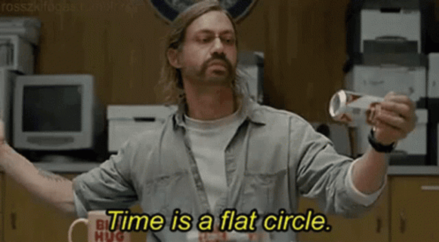 Time Is A Flat Circle Detective Matthew McConaughey GIF