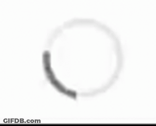 Time Is A Flat Circle Loading Logo GIF