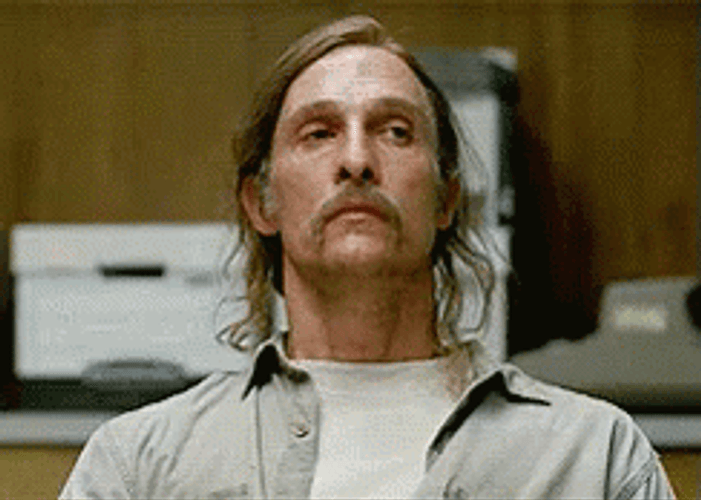 Time Is A Flat Circle Lonely Matthew McConaughey GIF