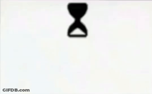 Time Limit Sign With Hourglass GIF