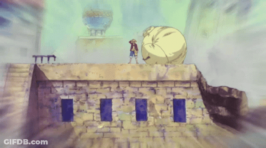 Time Skip Luffy Vs Kaido GIF