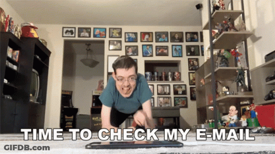 Time To Check My Email GIF