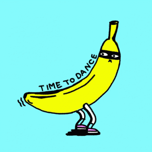 Time To Dance Banana Twerking Among Us Meme GIF
