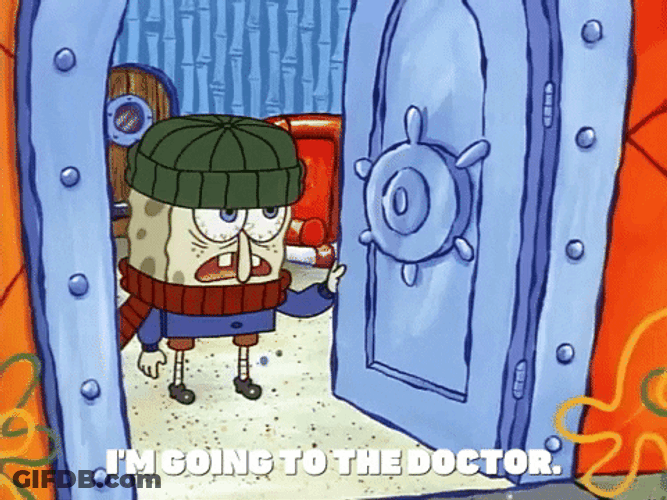 Time To Got To The Doctor Sleepy GIF