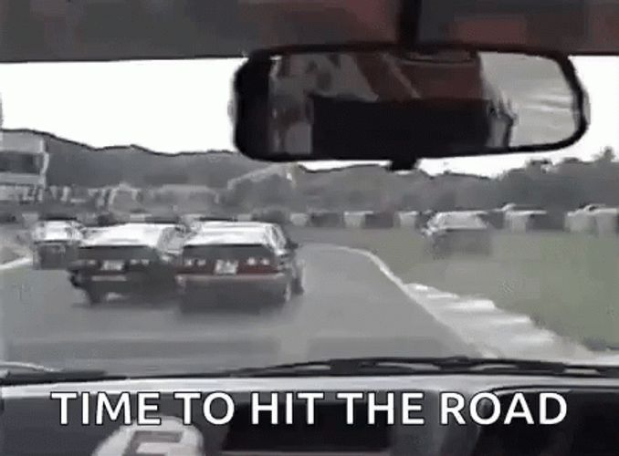 Time To Hit The Road Car Crash Meme GIF