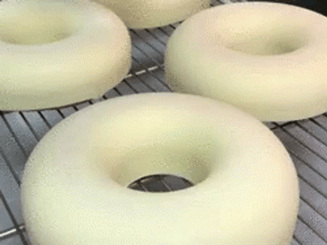 Time To Make The Donuts Red Velvet Glaze GIF
