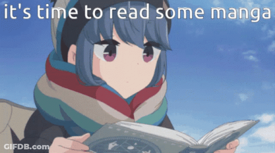 Time To Read Some Manga GIF