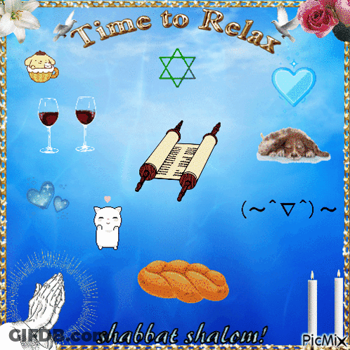 Time To Relax Shabbat Shalom GIF