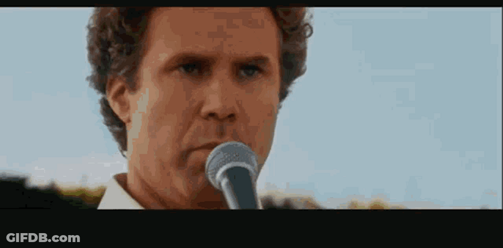 Time To Say Goodbye Sad Singing Will Ferrell GIF